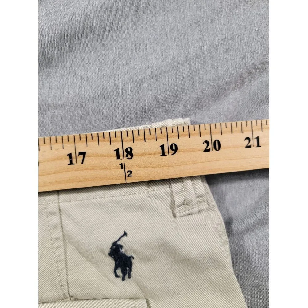 Polo Ralph Lauren‎ Shorts 39x10 Beige Cargo Relaxed Fit Pockets Outdoor Utility